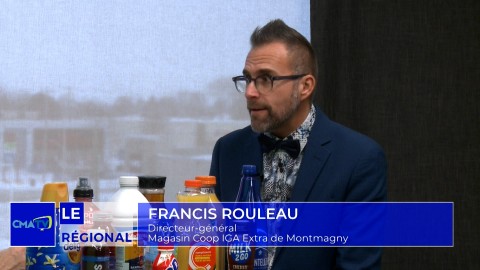 	            	Entrevue - Francis Rouleau, dir.-gén. Magasin Coop IGA de Montmagny - Les nouvelles règles sur la consigne - 12 février 2025	            