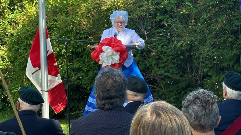 À Montmagny, Lady Sophie Taché lance les festivités de la fête du Canada