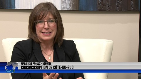 Entrevue - Marie-Eve Proulx, députée de Côte-du-Sud - 17 juin 2022