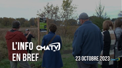 L'Info CMATV en bref du 23 octobre 2023