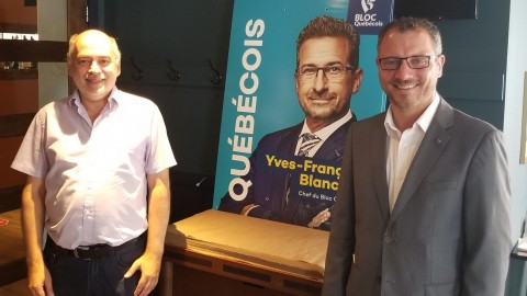 Simon Bérubé lance sa campagne à Montmagny et égratigne ses adversaires