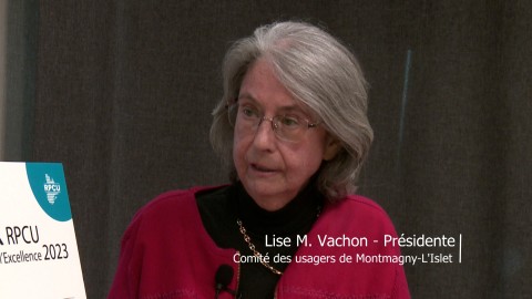 Entrevue -Lise M. Vachon, prés. du Comité des usagers de Montmagny-L'Islet - 17 octobre 2023