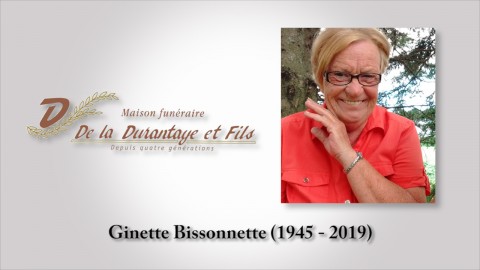 Ginette Bissonnette (1945 - 2019)