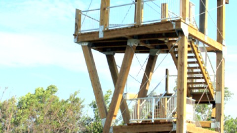 La tour d'observation de la Pointe-aux-Oies est maintenant accessible au public