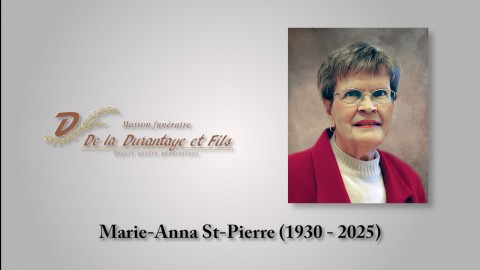 Marie-Anna St-Pierre (1930 - 2025)