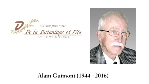 Alain Guimont (1944 -  2016)