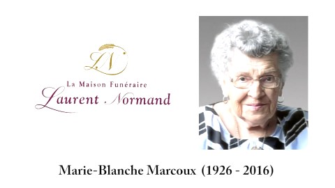 Marie-Blanche Marcoux (1926 - 2016)