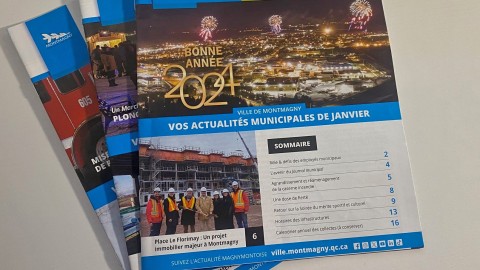 Le Journal municipal de la Ville de Montmagny sera à nouveau publié dès le mois de mai 