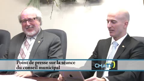 Point de presse sur la séance du conseil municipal