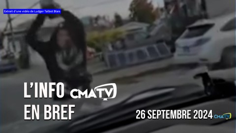 L'Info CMATV en bref du 26 septembre 2024