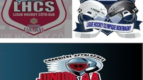 Résultats de la LHOM, LHCS-Molson Canadian et Junior AA