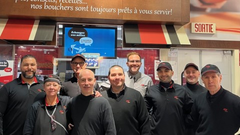 Trois embauches à l’international pour le département de boucherie du IGA de Montmagny