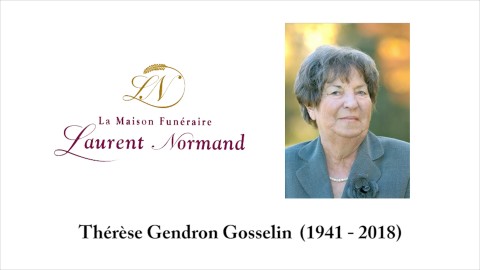 Thérèse Gendron Gosselin  (1941 - 2018)