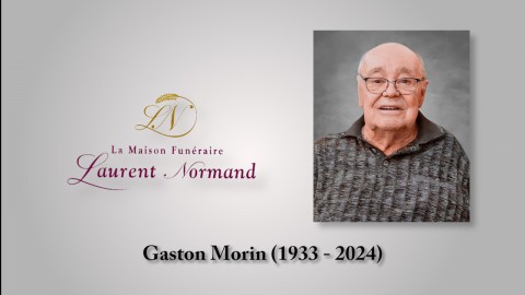 Gaston Morin (1933 - 2024)