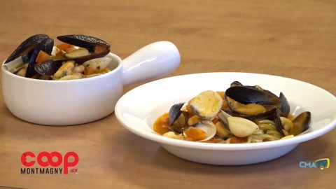 Chronique culinaire IGA - Sauce aux fruits de mer sur pâtes - 17 septembre 2020