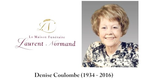 Denise Coulombe (1934 - 2016)