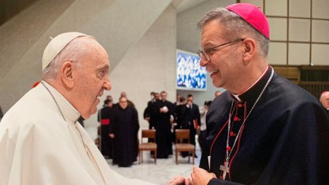 Mgr Goudreault est en mission à Rome 