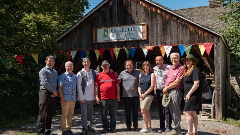 La Seigneurie des Aulnaies rend hommage à son ancien meunier, Réjean Labbé