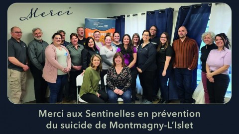Une rencontre de reconnaissance pour les Sentinelles en prévention du suicide de Montmagny-L’Islet