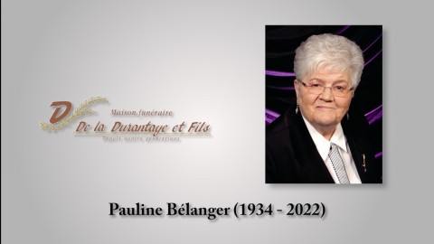 Pauline Bélanger (1934 - 2022)