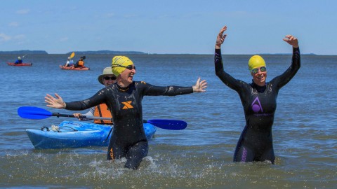 Mission accomplie pour la 13e Édition du Défi natation de Berthier-sur-Mer