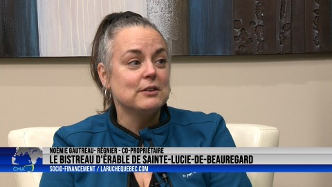 	            	Entrevue - Noémie Gautreau-Régnier, co-propriétaire du Bistreau d'érable à Ste-Lucie - 22 novembre 2022	            