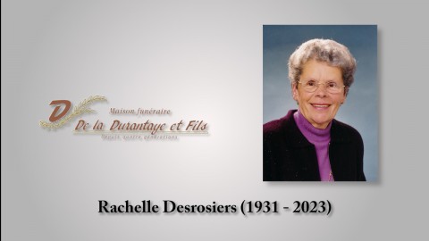 Rachelle Desrosiers (1931 - 2023)