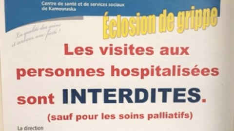 Interdiction sévère de visites émise par le CSSS de Kamouraska