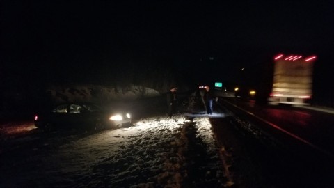 Sortie de route à Berthier-sur-Mer