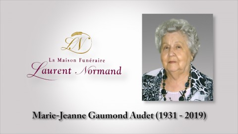 Marie-Jeanne Gaumond Audet (1931 - 2019)