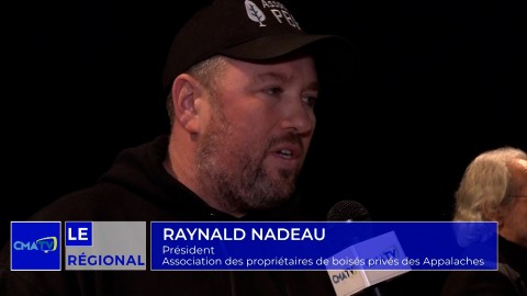 	            	Entrevue - Raynald Nadeau, prés. Ass. des propriétaires de boisés privés des Appalaches - 29 janvier 2025	            