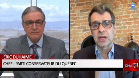 Entrevue - Éric Duhaime, chef du Parti conservateur du Québec - 23 avril 2021