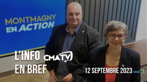 L'Info CMATV en bref du 12 septembre 2023