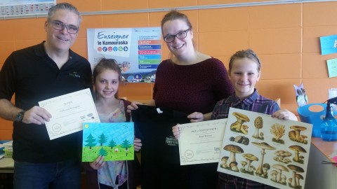 Des jeunes du Kamouraska s’illustrent dans un concours de dessin sur les champignons