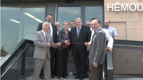 C'était aujourd'hui l'inauguration officielle du service d'hémodialyse du centre de santé et de services sociaux de Montmagny-L'Islet