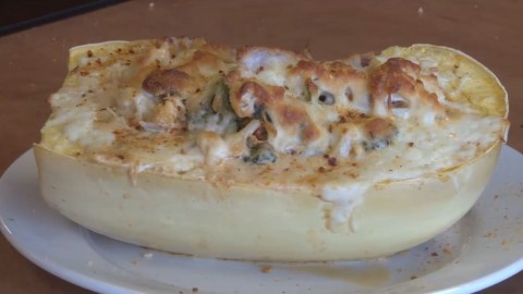 Chronique IGA : Gratin de légumes dans son nid de courge