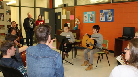 Une journée sans fausse note à l’école secondaire de la Rencontre