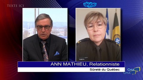 Entrevue - Ann Mathieu, relationniste de la S.Q. 22 avril 2020