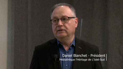 Entrevue - Daniel Blanchet, président de la Médiathèque l'Héritage de Sainte-Perpétue - 8 mai 2024