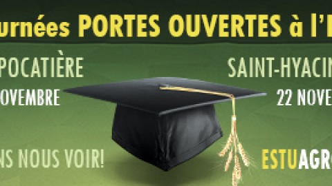 Franc succès pour les portes ouvertes des campus de l'Institut de technologie agroalimentaire