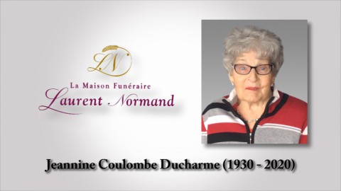 Jeannine Coulombe Ducharme (1930 - 2020)