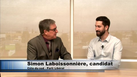 Entrevue - Simon Laboissonnière candidat Cote du sud - 19 septembre 2018