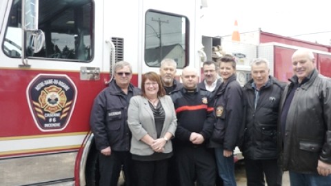 Un tout nouveau camion pour les pompiers volontaires de Notre-Dame-du-Rosaire