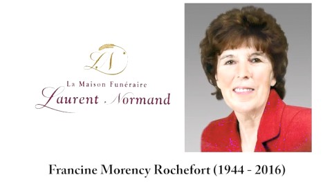 Francine Morency Rochefort (1944 - 2016)