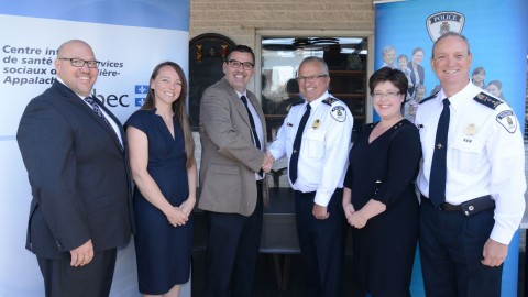 Signature d’une entente de collaboration entre le CISSS de Chaudière-Appalaches et le Service de police de la Ville de Lévis