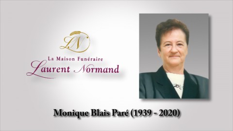 Monique Blais Paré (1939 - 2020)