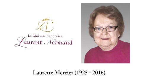 Laurette Mercier (1925 - 2016)