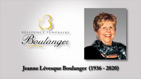 Jeanne Lévesque Boulanger (1936 - 2020)
