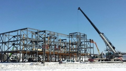 L'Édifice Claude Béchard prend forme