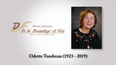 Odette Tondreau (1923 - 2019)